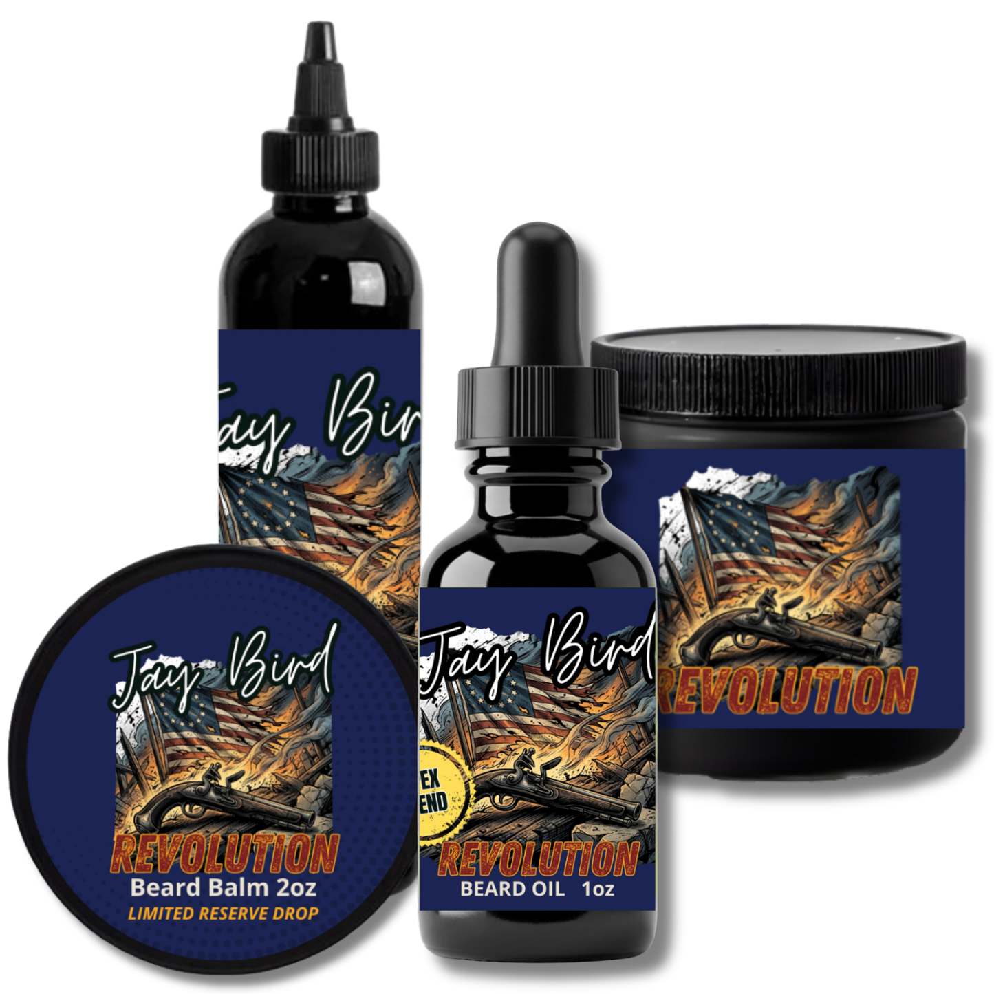 Revolution Complete Beard (Limited Reserve) | Whiskey-Soaked Oak • Smoldering Tobacco • Spiced Leather