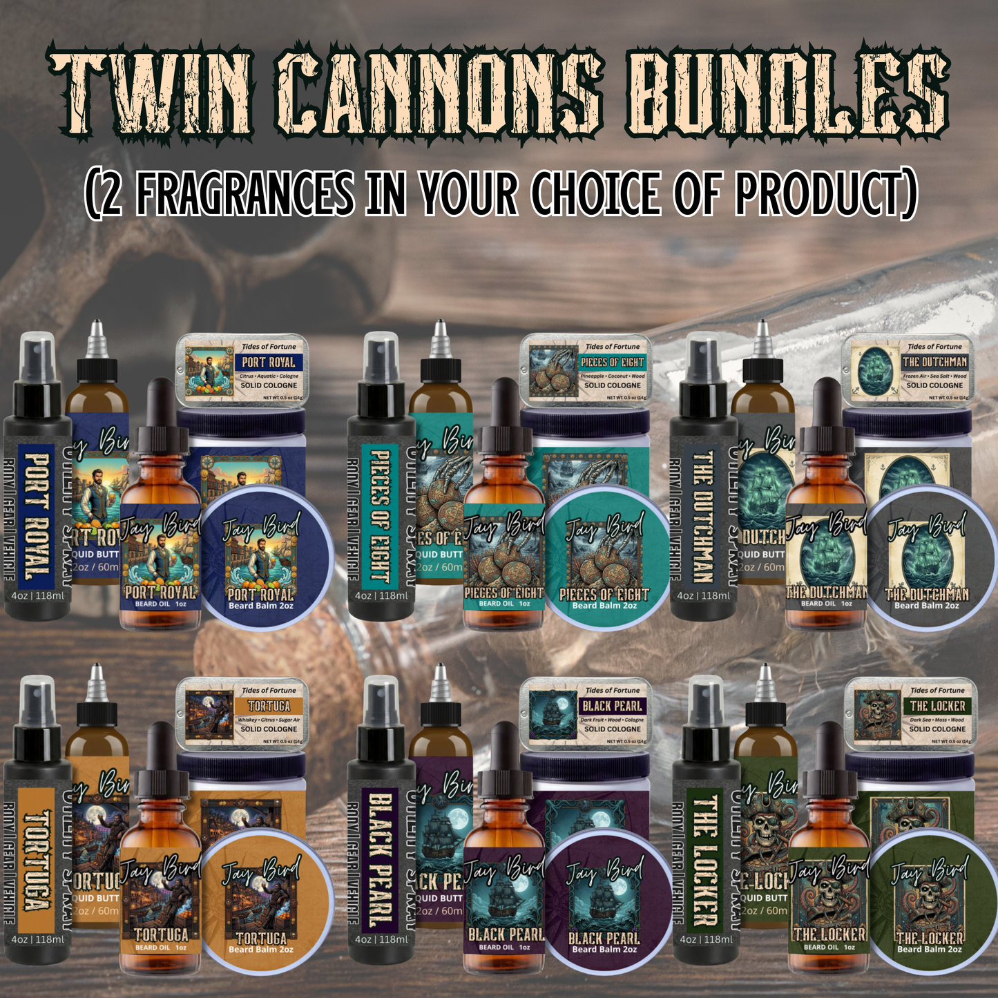The Twin Cannons (2-Bounty Bundles)