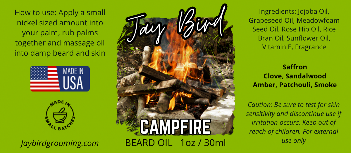Campfire Beard Oil | Sweet Pipe Smoke
