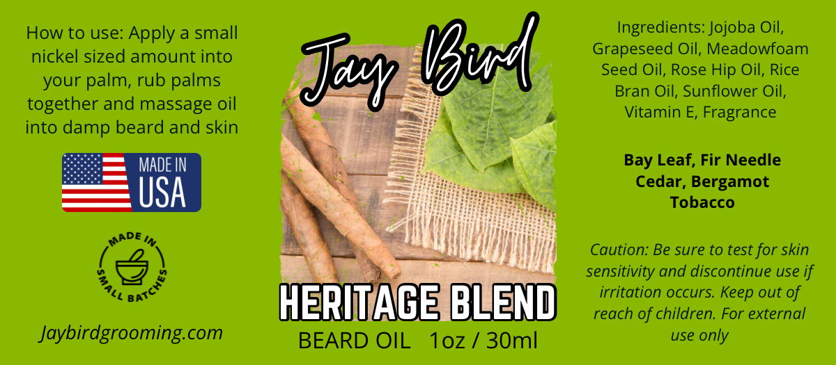 Heritage Blend Beard Oil | Rich Herbal with Smokey Depth