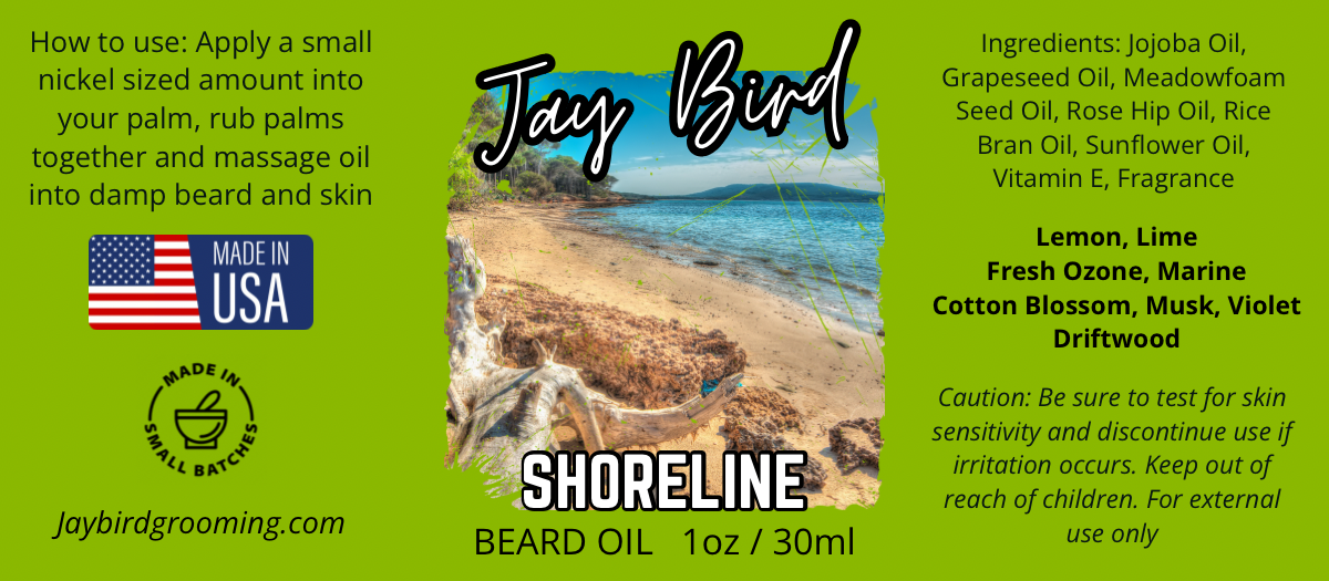 Shoreline Beard Oil | Crisp Marine Citrus