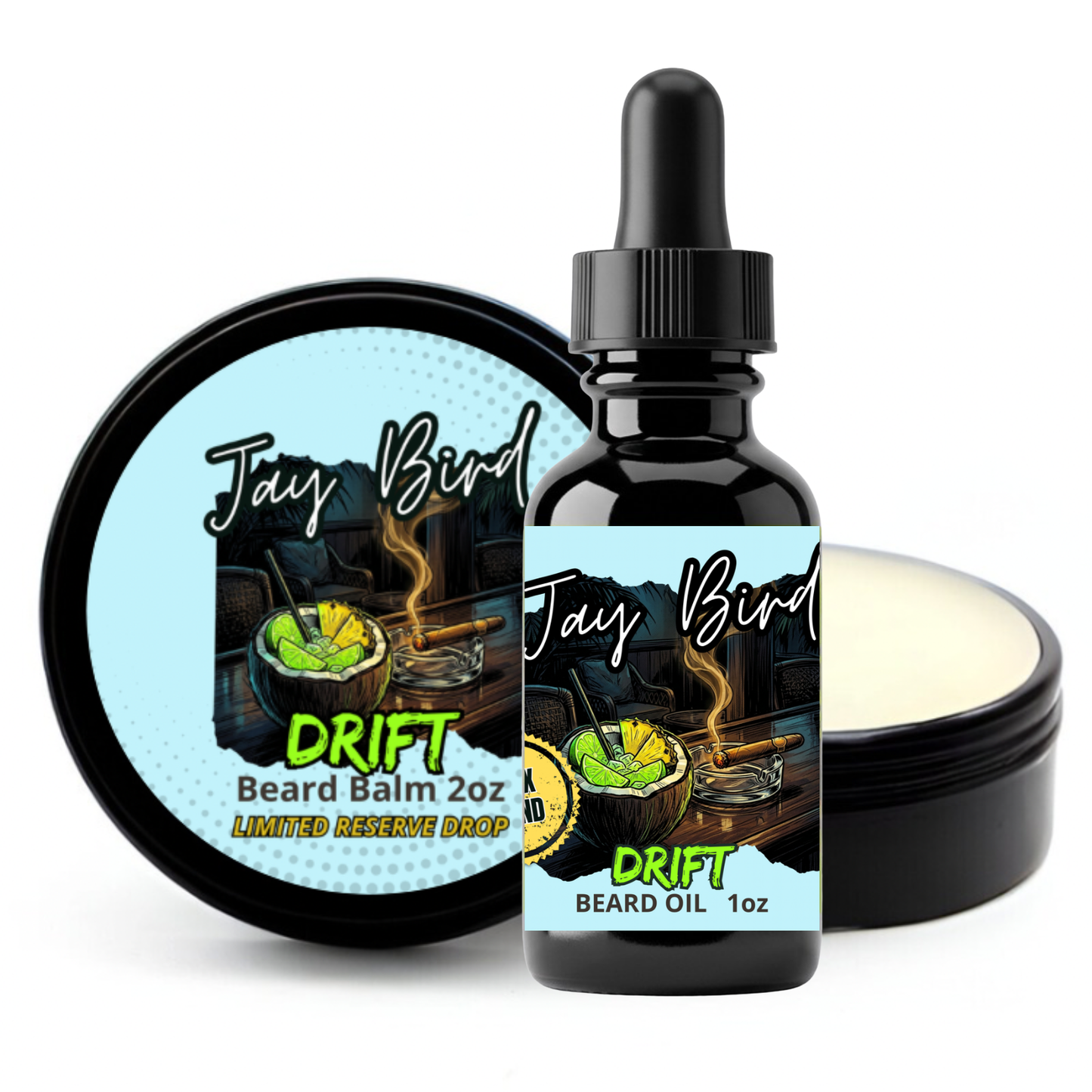 Drift Oil and Balm (Limited Reserve) | Distilled Lime • Tropical Coconut • Smooth Cuban Tobacco