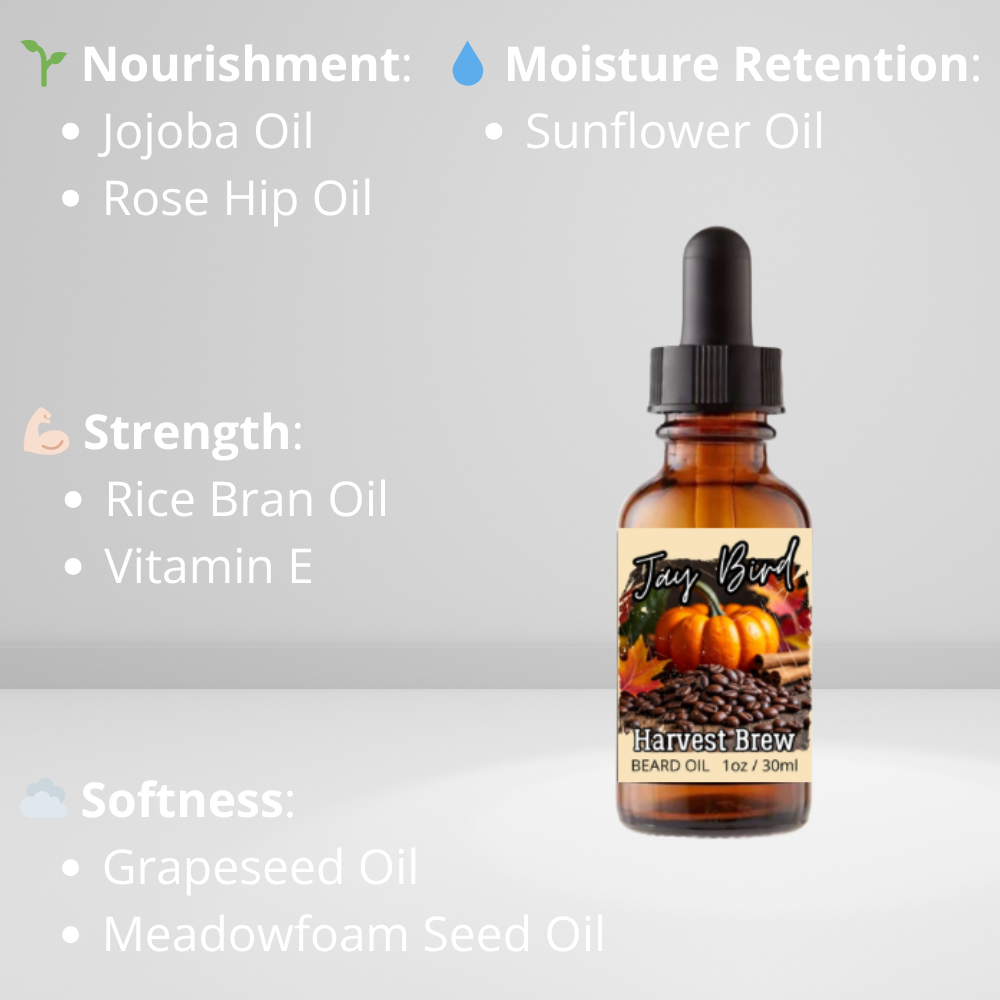 Harvest Brew Beard Oil (Limited Time) | Pumpkin Coffee