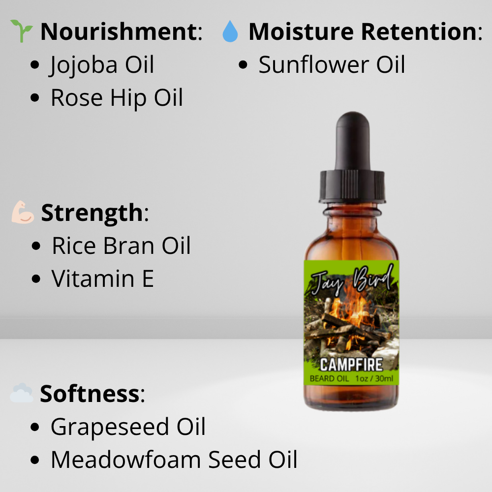Campfire Beard Oil | Sweet Pipe Smoke