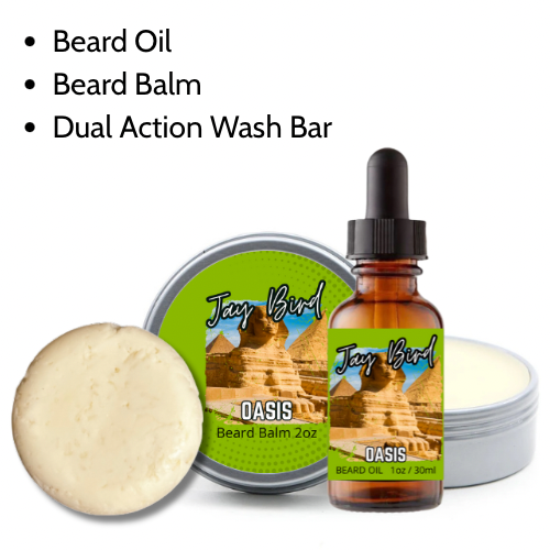 Groom and Clean Kit | Oil, Balm, and Wash Bar