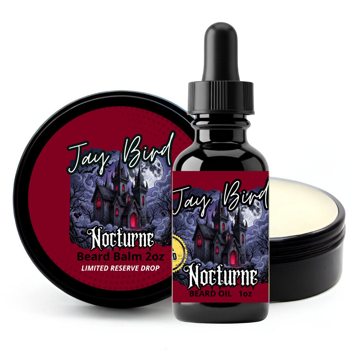 Nocturne Oil and Balm (Limited Reserve) | Dark Cherry • Spiced Patchouli • Gothic Cedarwood