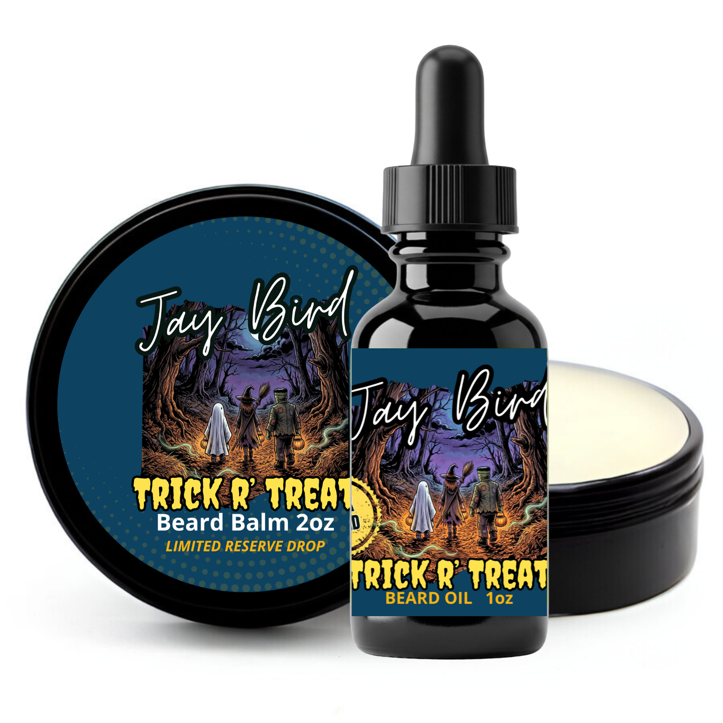 Trick r’ Treat Oil and Balm (Limited Reserve) | Halloween Candy • Autumn Leaves • Distressed Woods