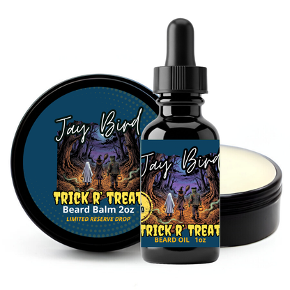 Trick r’ Treat Oil and Balm (Limited Reserve) | Halloween Candy • Autumn Leaves • Distressed Woods