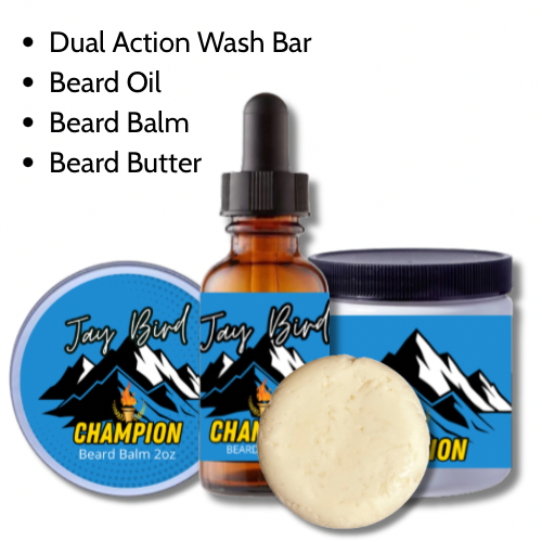 Champion All-In-One Kit | Oil, Balm, Butter, and Wash Bar (Olympics Limited)