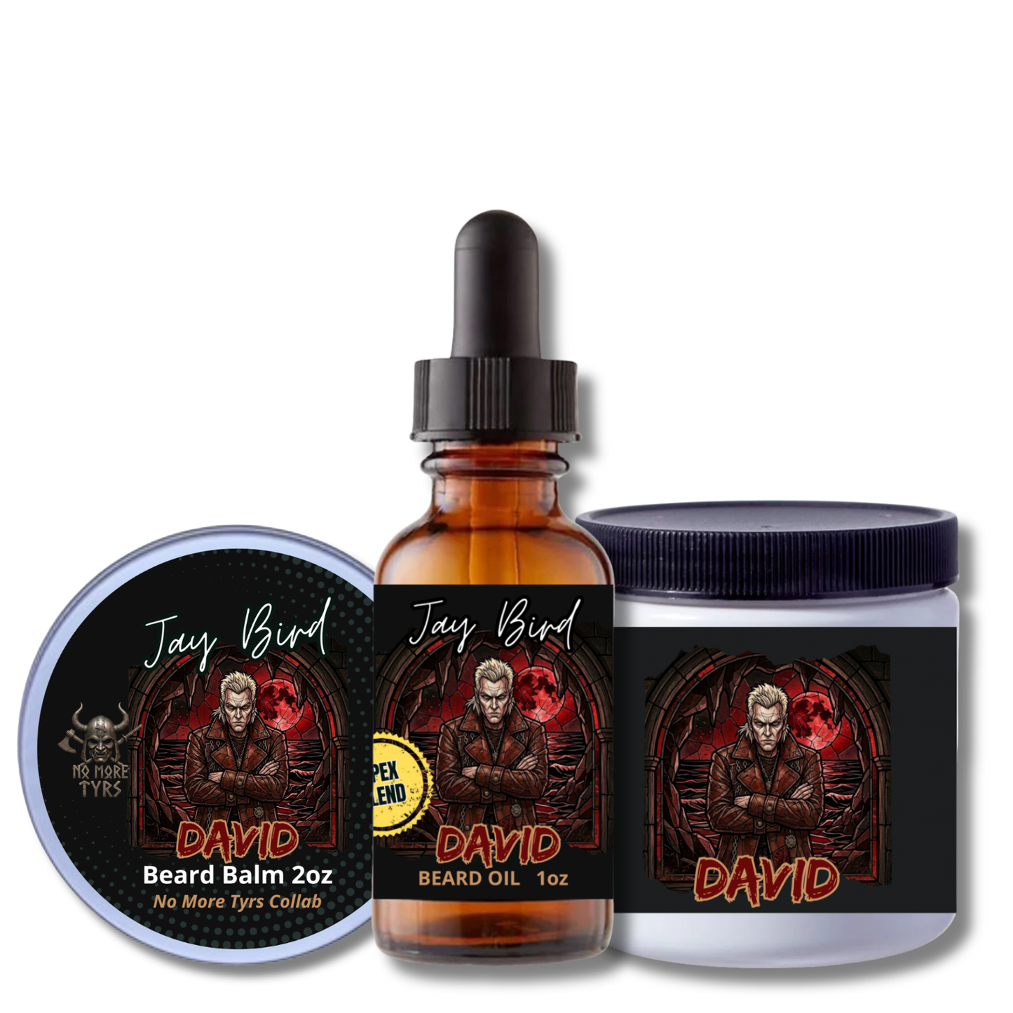 David Oil, Balm and Butter (NoMoreTyrs Collab) | Battered Leather • Damp Cave Soil • Motor Grease