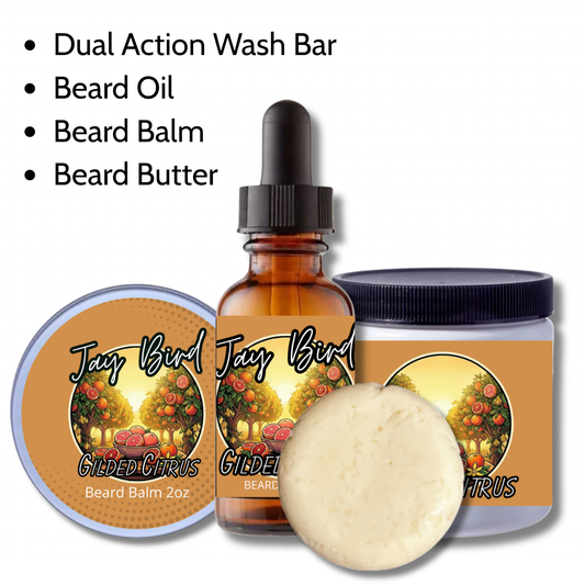 Gilded Citrus All-In-One Kit | Oil, Balm, Butter, and Wash Bar (Spring Limited) 100% Essential Oil Blend