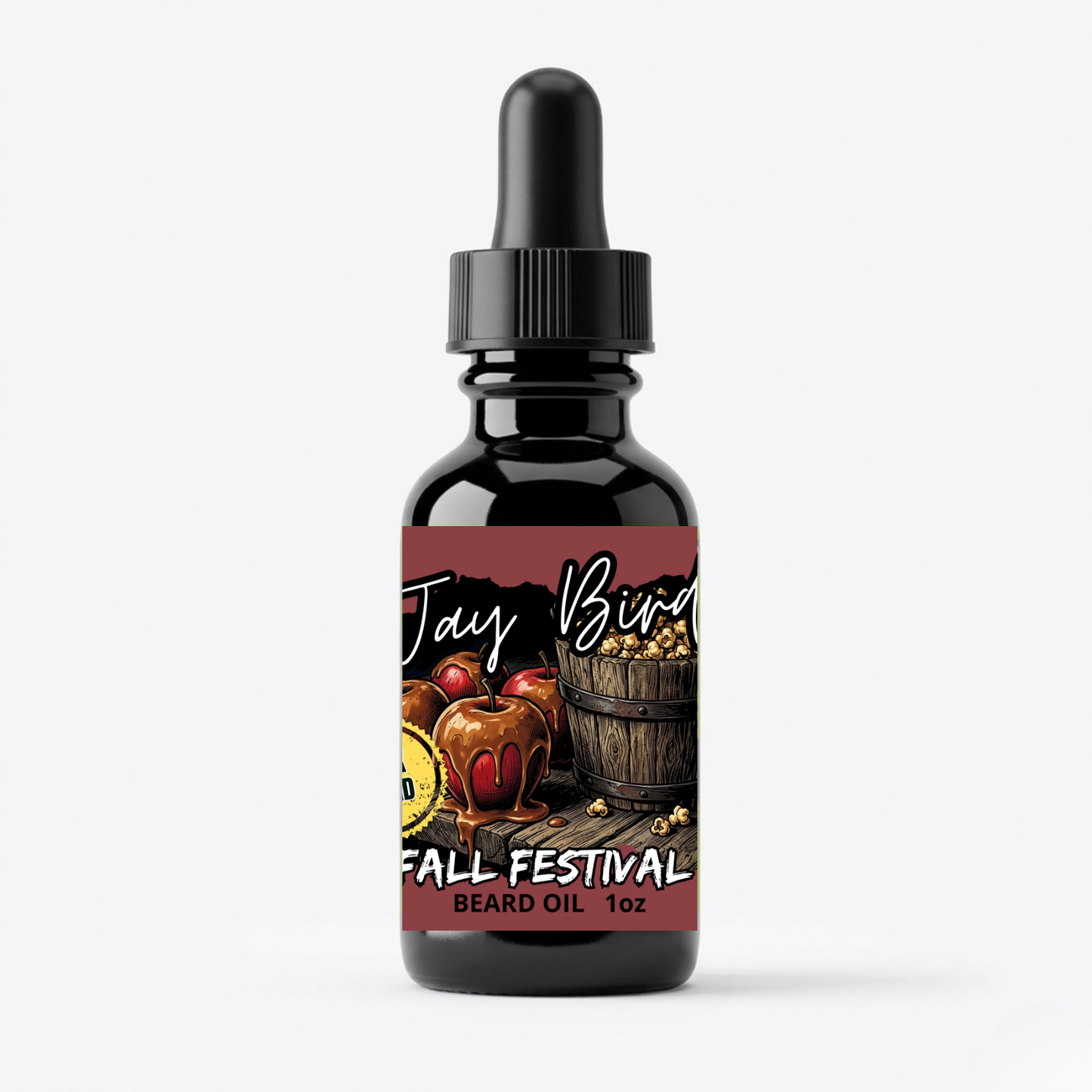 Fall Festival Beard Oil (Limited Reserve) | Sticky Caramel Apple • Hot Buttered Popcorn • Weathered Barn Wood