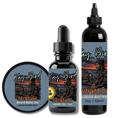 Daywalker Oil, Balm, and Butter (Limited Reserve) | Spiced Citrus • Midnight Surf • Smoked Vanilla