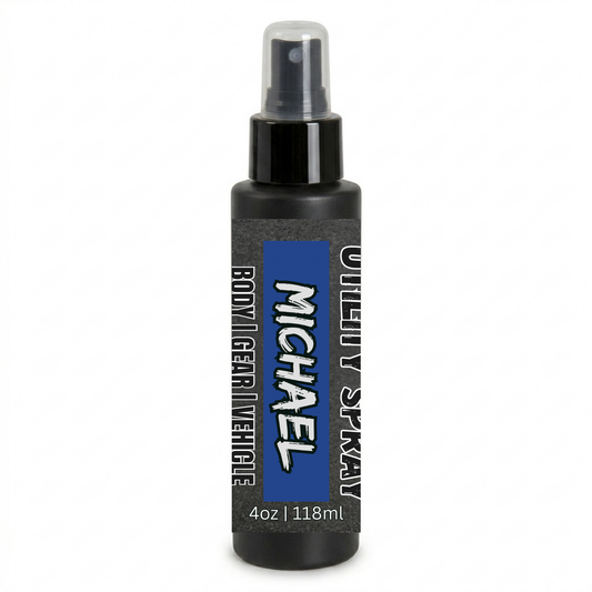 Michael Utility Spray (NoMoreTyrs Collab) | Foggy Ocean Air • Engine Oil • Rich Oakmoss