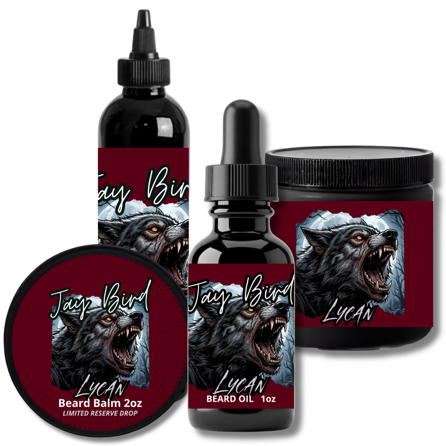 Lycan Complete Beard (Limited Reserve) | Savage Blood Orange • Smoked Bourbon • Feral Leather