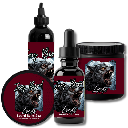Lycan Complete Beard (Limited Reserve) | Savage Blood Orange • Smoked Bourbon • Feral Leather