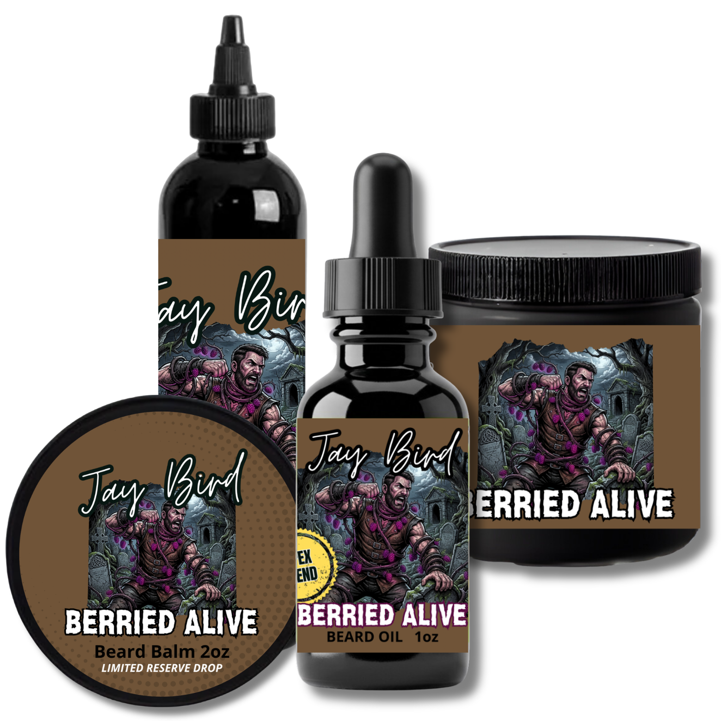 Berried Alive Complete Beard (Limited Reserve) | Wild Mulberry • Turned Earth • Black Teakwood