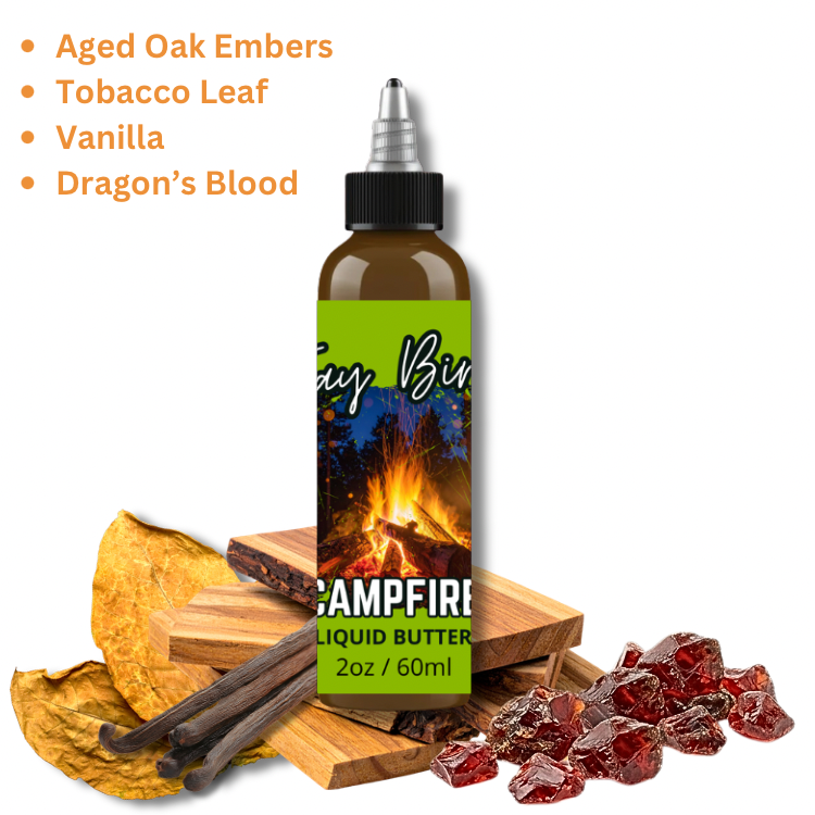 Campfire 2.0 Liquid Beard Butter - Smoldering Embers | Aged Oak | Dragon’s Resin