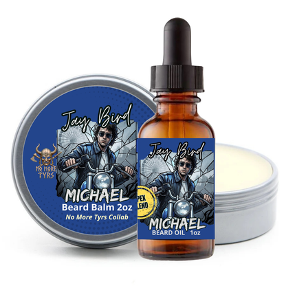 Michael Oil and Balm (NoMoreTyrs Collab) | Foggy Ocean Air • Engine Oil • Rich Oakmoss