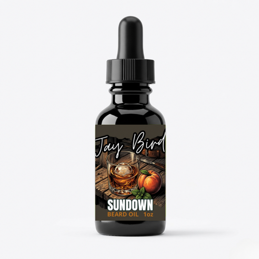 Sundown Beard Oil (Limited Reserve) | Sweet Georgia Peach • Aged Whiskey • Weathered Cedar