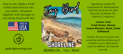 Shoreline Beard Oil | Crisp Marine Citrus