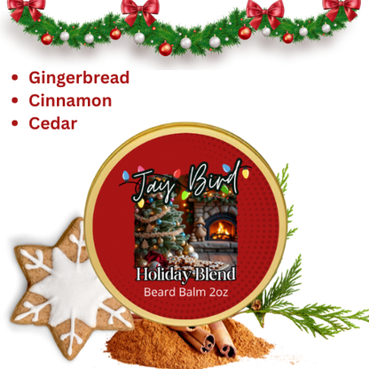 Holiday Blend Beard Balm (Limited Time) | Festive Gingerbread and Cedar