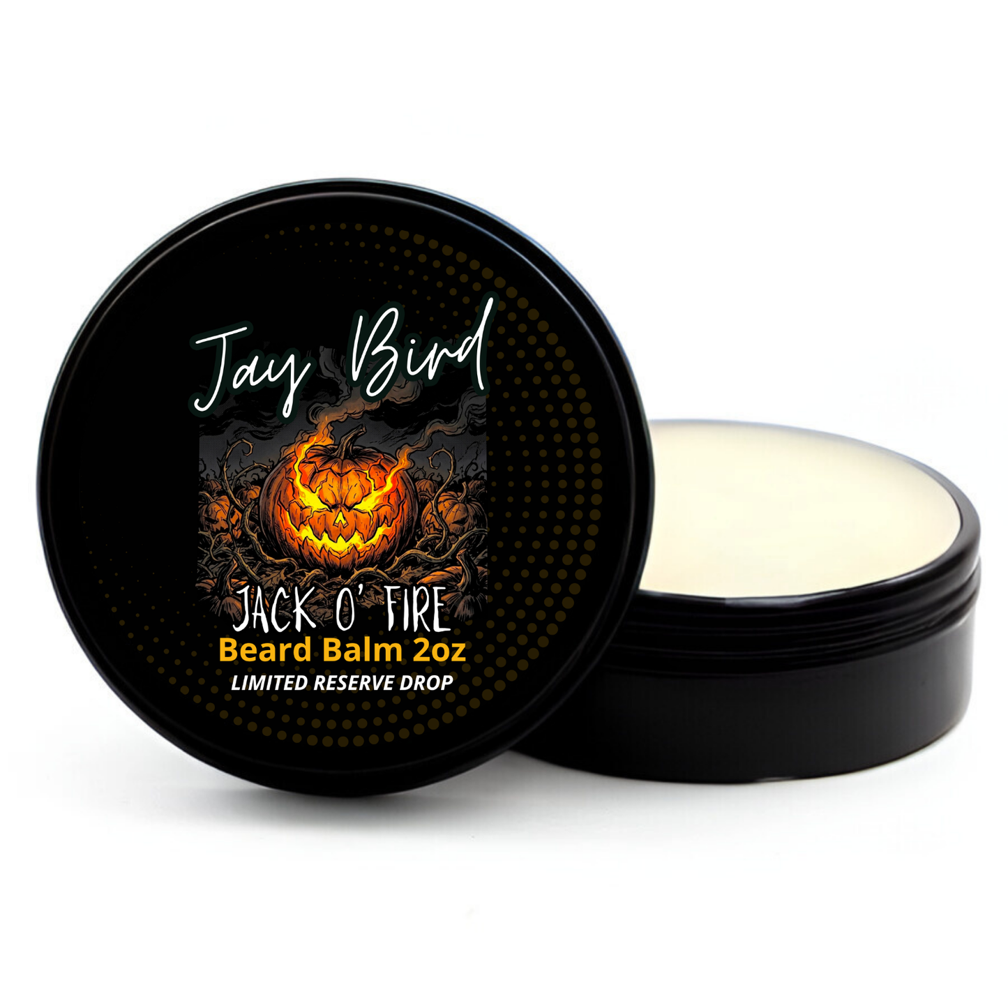 Jack O’ Fire Beard Balm (Limited Reserve) | Smoldering Embers • Dark Pumpkin • Resinous Oud