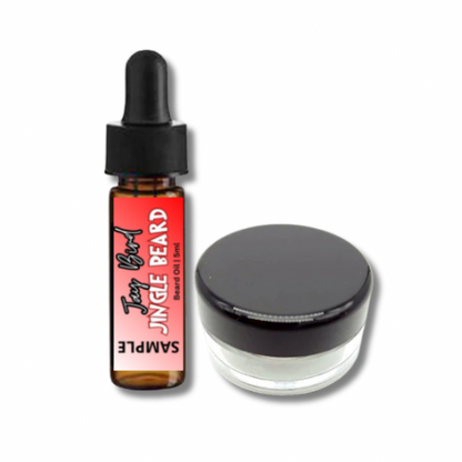 Jingle Beard Sample Kit | Oil and Balm (Christmas Limited)