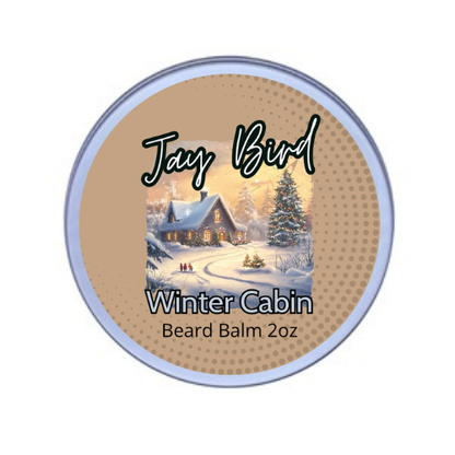 Winter Cabin Beard Balm (Winter Limited) | Cozy Peppermint Warmth