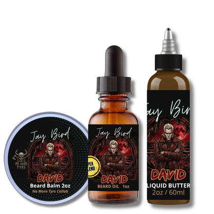 David Oil, Balm and Butter (NoMoreTyrs Collab) | Battered Leather • Damp Cave Soil • Motor Grease