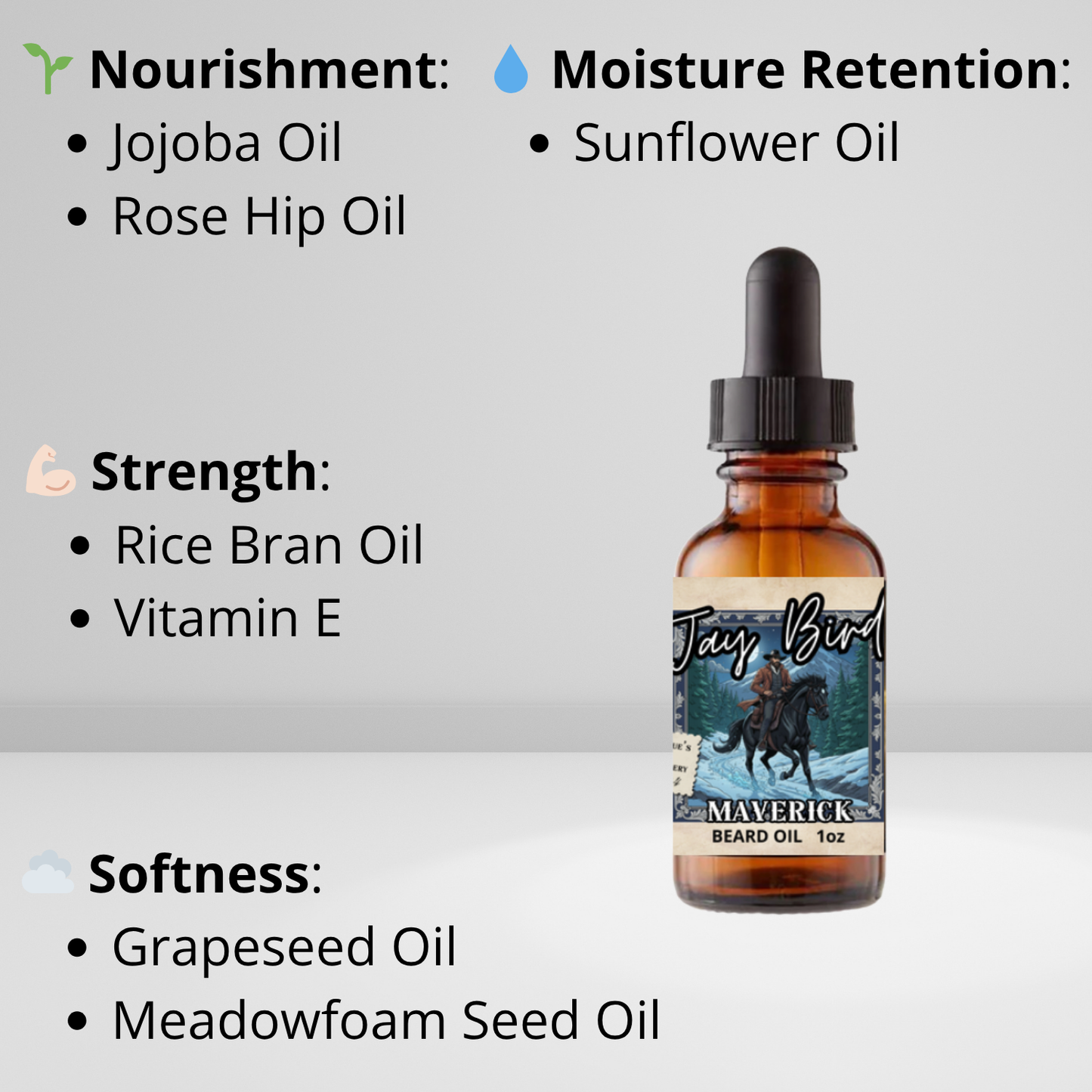 Maverick Beard Oil (Rogue’s Gallery #3) | Wild Blueberry • Orchard Apple • Highland Cedar