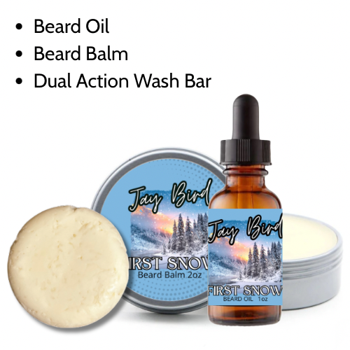 First Snow Groom and Clean Kit | Oil, Balm, and Wash Bar (Winter Limited)