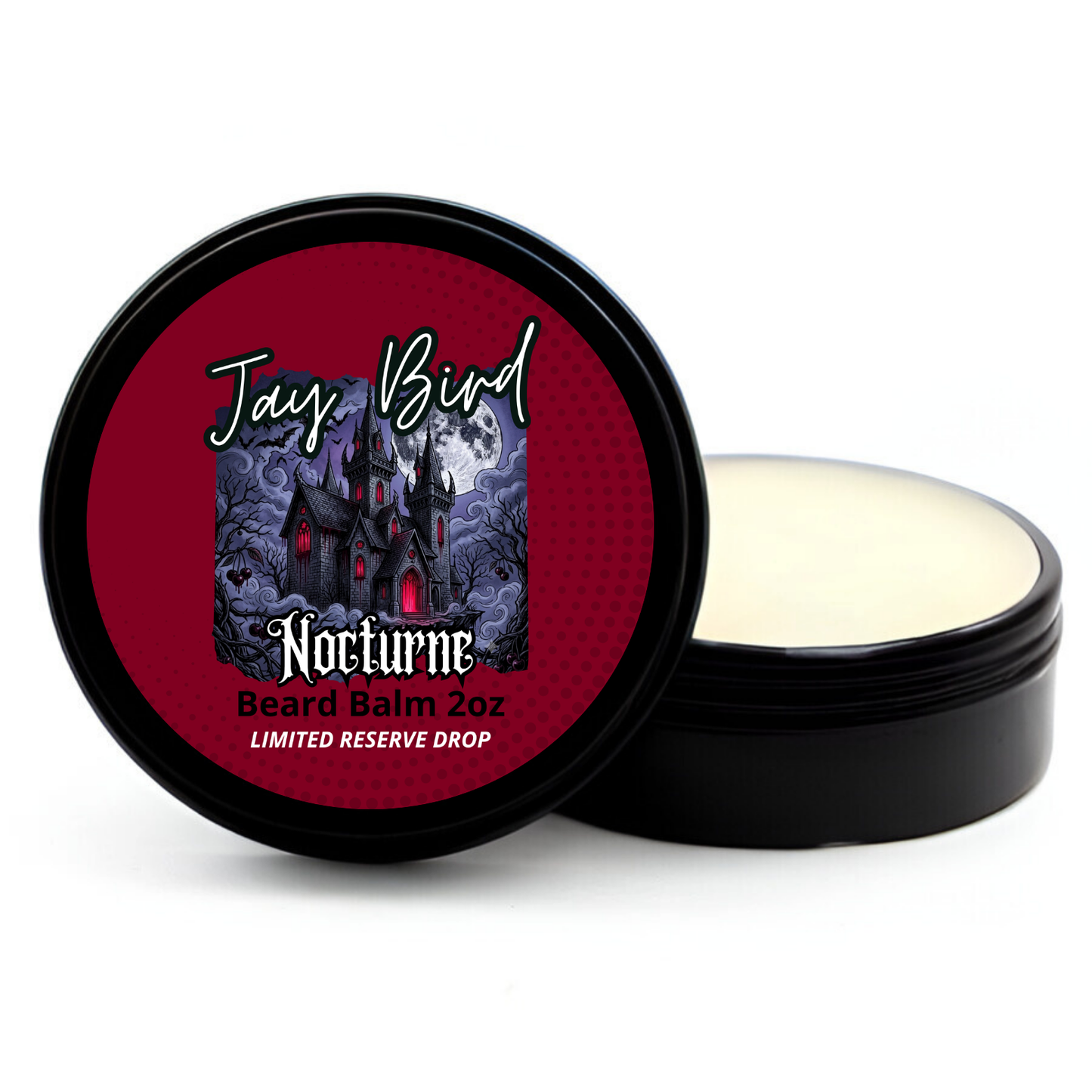 Nocturne Beard Balm (Limited Reserve) | Dark Cherry • Spiced Patchouli • Gothic Cedarwood