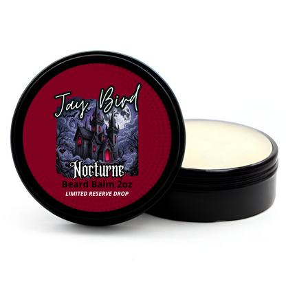 Nocturne Beard Balm (Limited Reserve) | Dark Cherry • Spiced Patchouli • Gothic Cedarwood