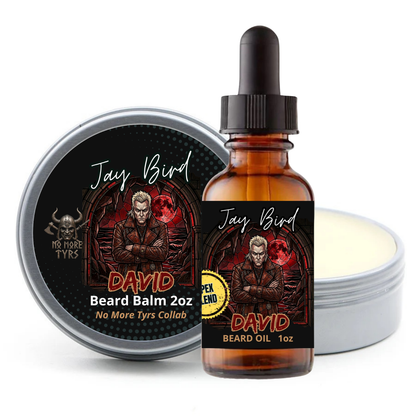 David Oil and Balm (NoMoreTyrs Collab) | Battered Leather • Damp Cave Soil • Motor Grease