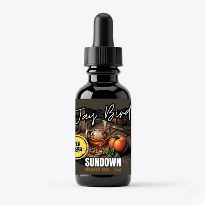 Sundown Beard Oil (Limited Reserve) | Sweet Georgia Peach • Aged Whiskey • Weathered Cedar