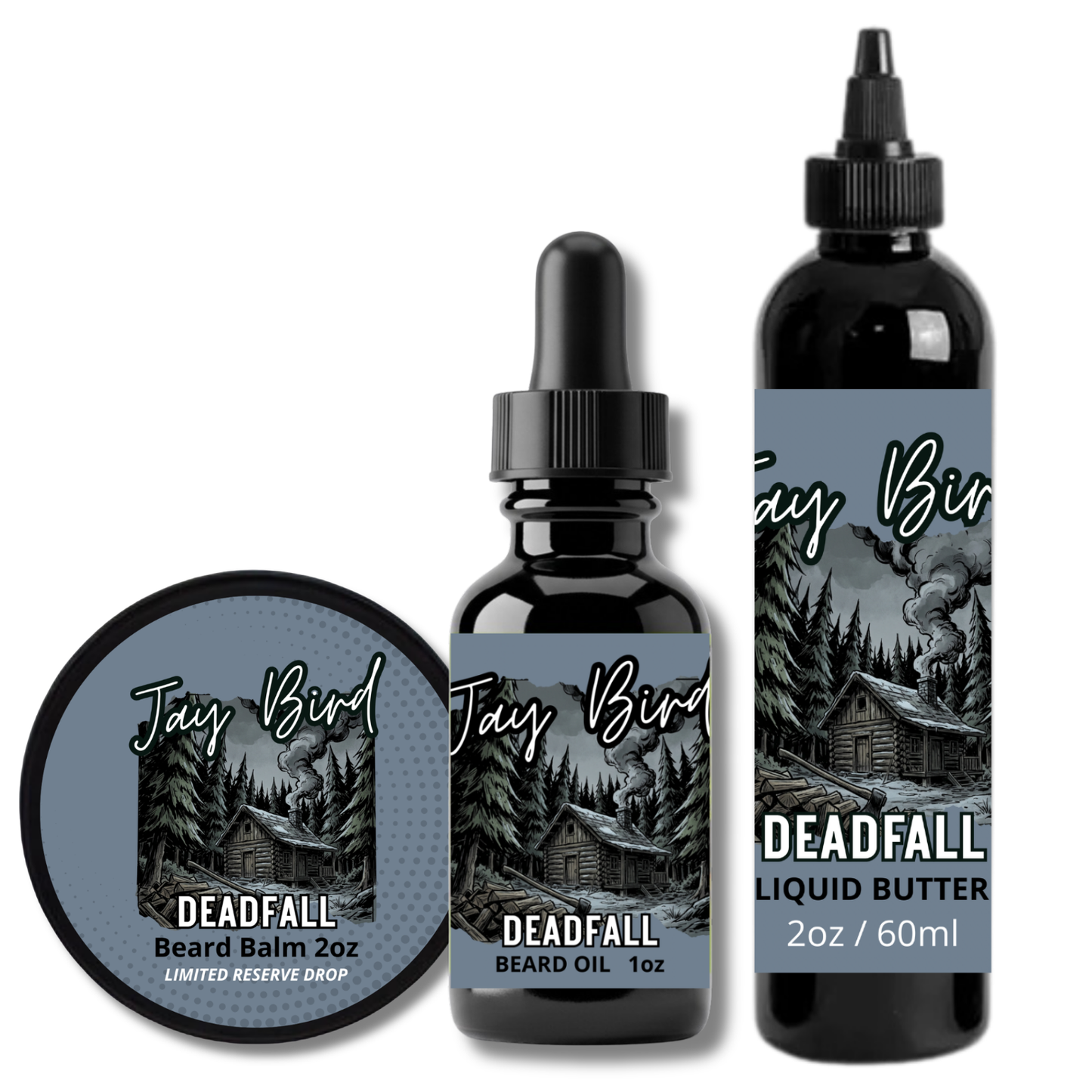 Deadfall Oil, Balm and Butter (Limited Reserve) | Spiced Chestnut • Worn Flannel • Roasted Oak