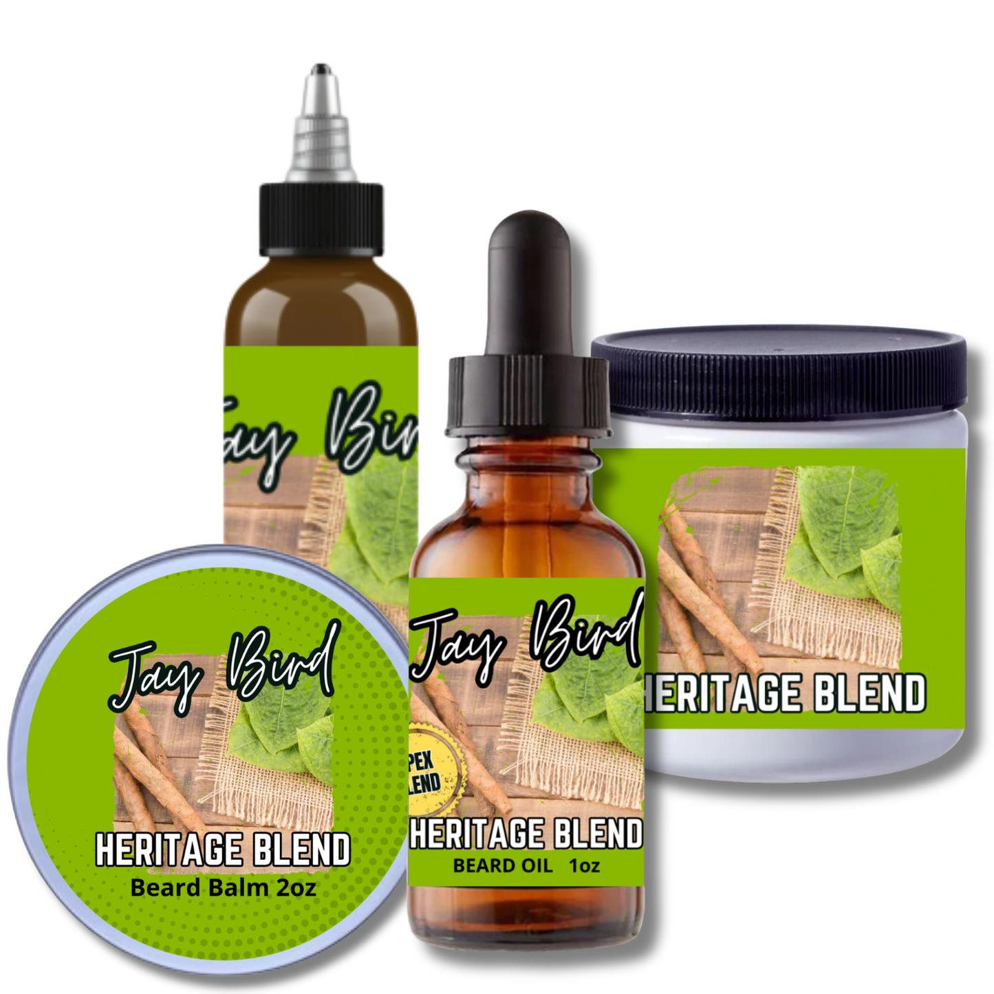 Heritage Blend Complete Beard | Oil, Balm, Liquid Butter, and Butter