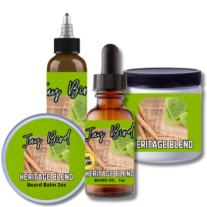 Heritage Blend Complete Beard | Oil, Balm, Liquid Butter, and Butter