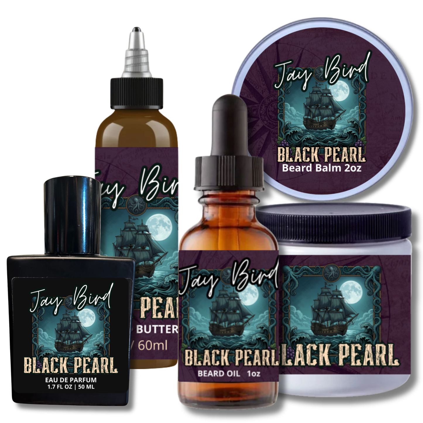Black Pearl (Tides of Fortune #5) | Tart Midnight Currant • Inky Oceanic Mist • Velvet Amber-Oakmoss