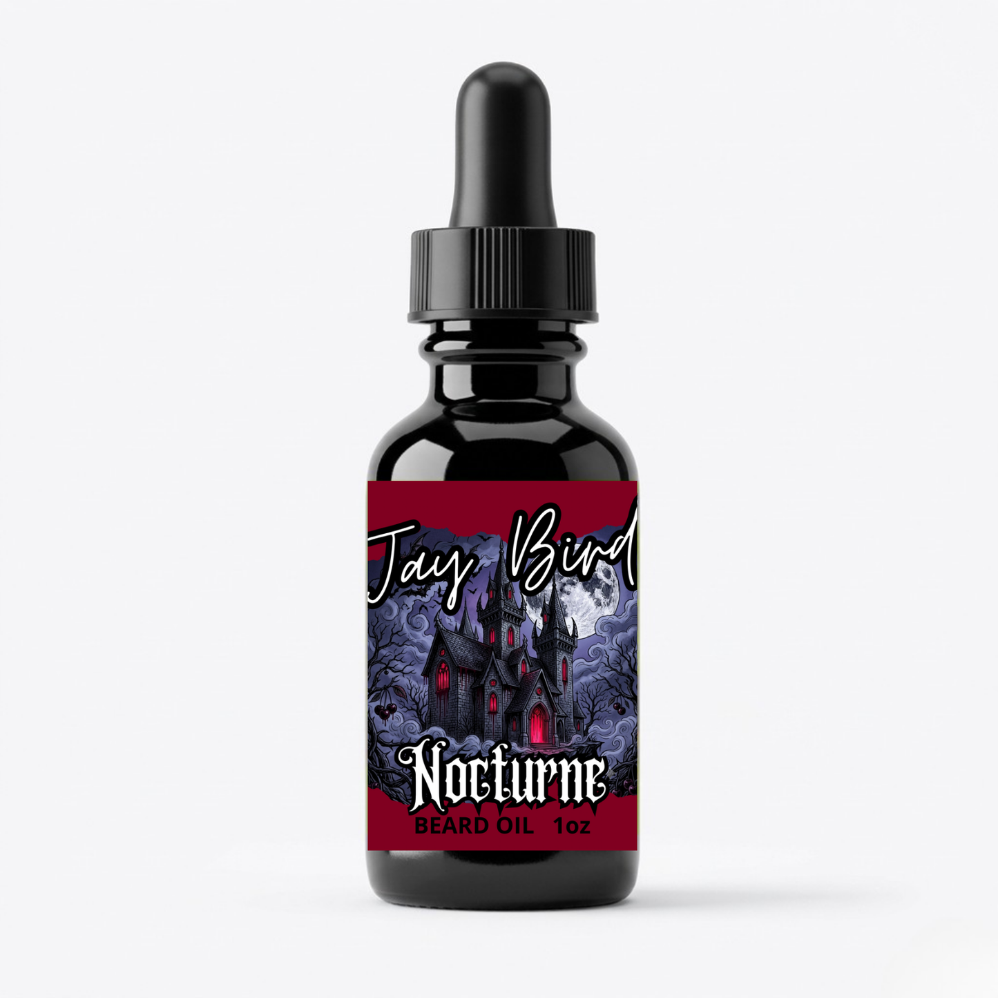 Nocturne Beard Oil (Limited Reserve) | Dark Cherry • Spiced Patchouli • Gothic Cedarwood