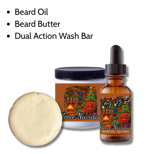 Fleece Navidad Nourishing Wash Kit | Oil, Butter, and Wash Bar (Christmas Limited)
