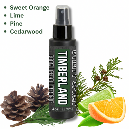 Timberland Utility Spray - Sharp Pine | Zesty Lime | Fresh-Cut Cedar