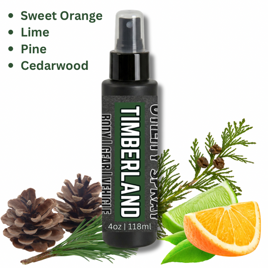 Timberland Utility Spray - Sharp Pine | Zesty Lime | Fresh-Cut Cedar