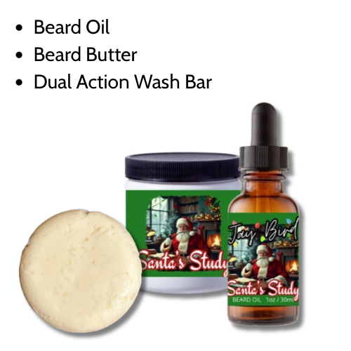 Santa’s Study Nourishing Wash Kit | Oil, Butter, and Wash Bar (Christmas Limited)