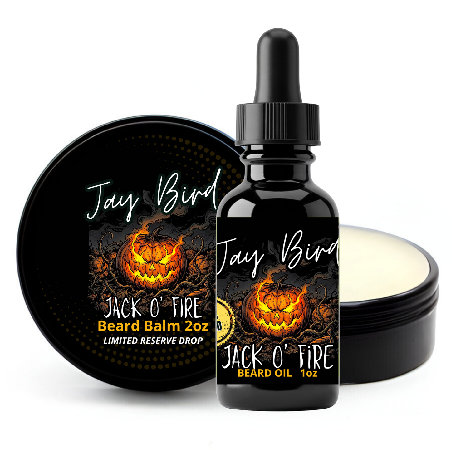 Jack O’ Fire Oil and Balm (Limited Reserve) | Smoldering Embers • Dark Pumpkin • Resinous Oud