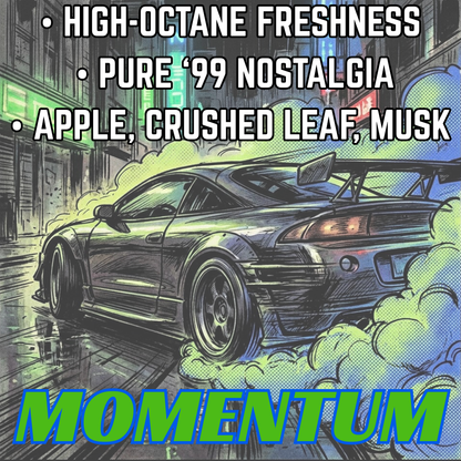 Momentum (Limited Reserve) | High-Octane Freshness • Pure ‘99 Nostalgia • Apple, Crushed Leaf, Clean Musk