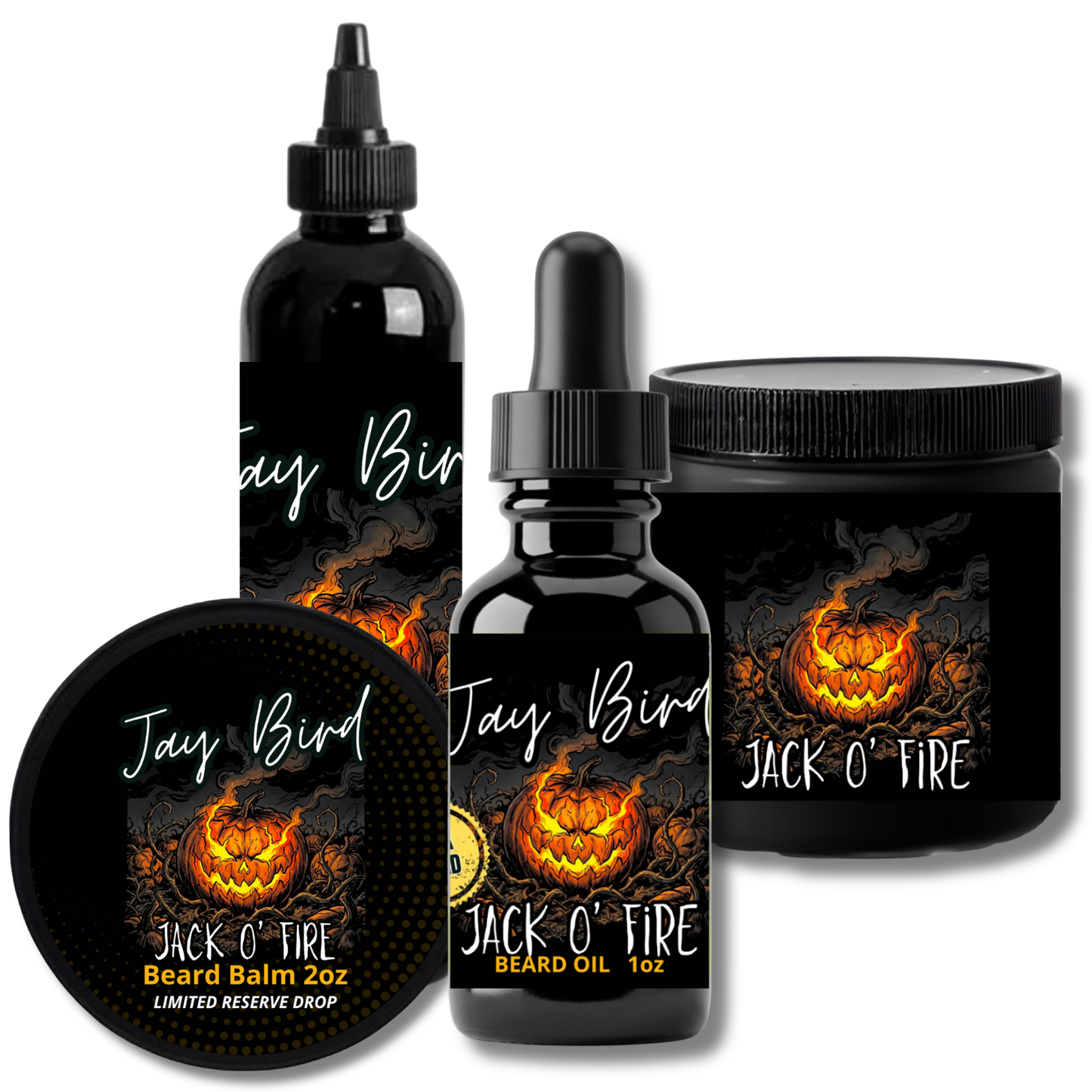 Jack O’ Fire Complete Beard (Limited Reserve) | Smoldering Embers • Dark Pumpkin • Resinous Oud