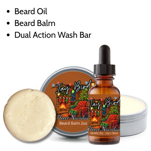 Fleece Navidad Groom and Clean Kit | Oil, Balm, and Wash Bar (Christmas Limited)