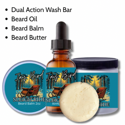 Sleigh Ride All-In-One Kit | Oil, Balm, Butter, and Wash Bar (Winter Limited)